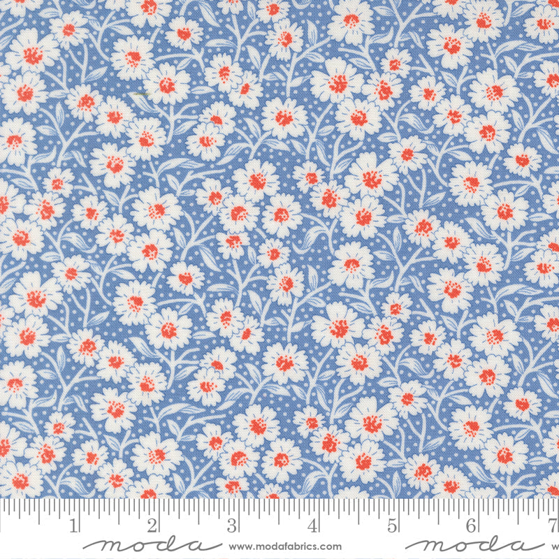 Rosie Picnic Blooms Blueberry scale