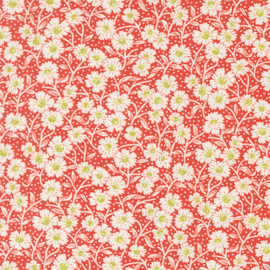 Rosie Picnic Blooms Strawberry by Fig Tree Co for Moda