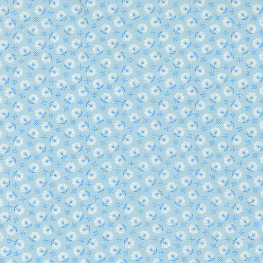 Rosie Prairie Toss Forget Me Not by Fig Tree Co for Moda