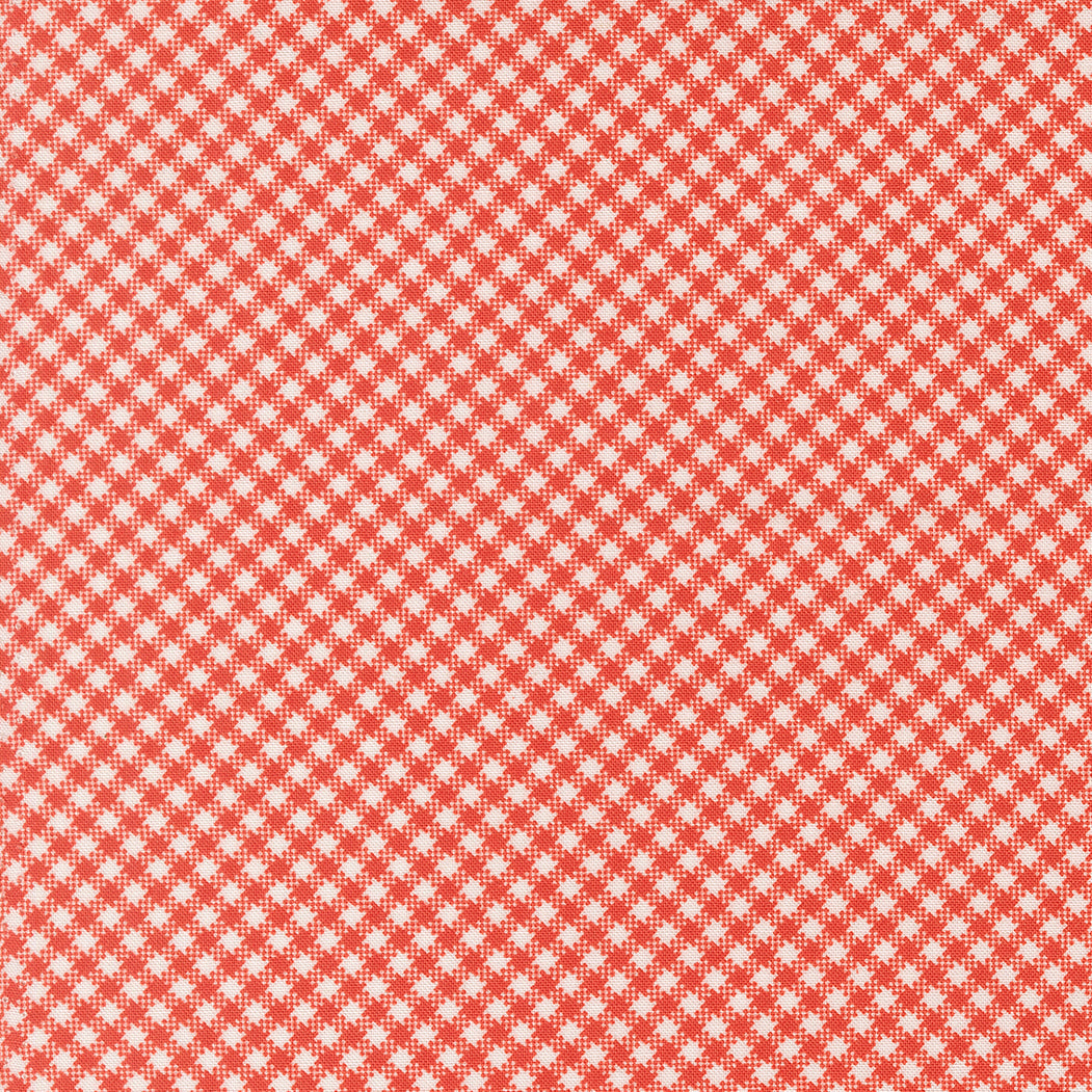 Rosie Gingham Strawberry by Fig Tree Co for Moda