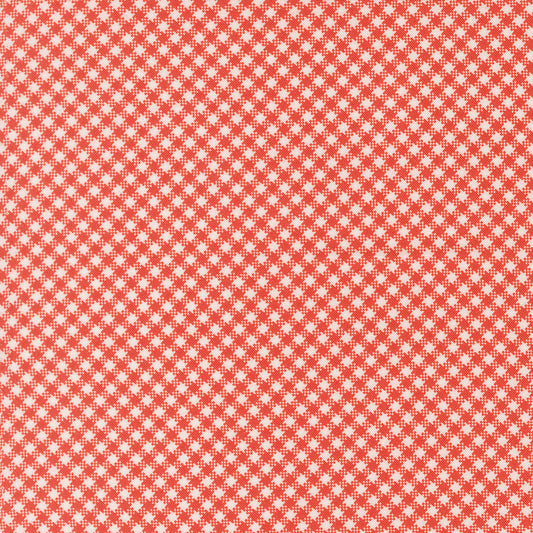 Rosie Gingham Strawberry by Fig Tree Co for Moda
