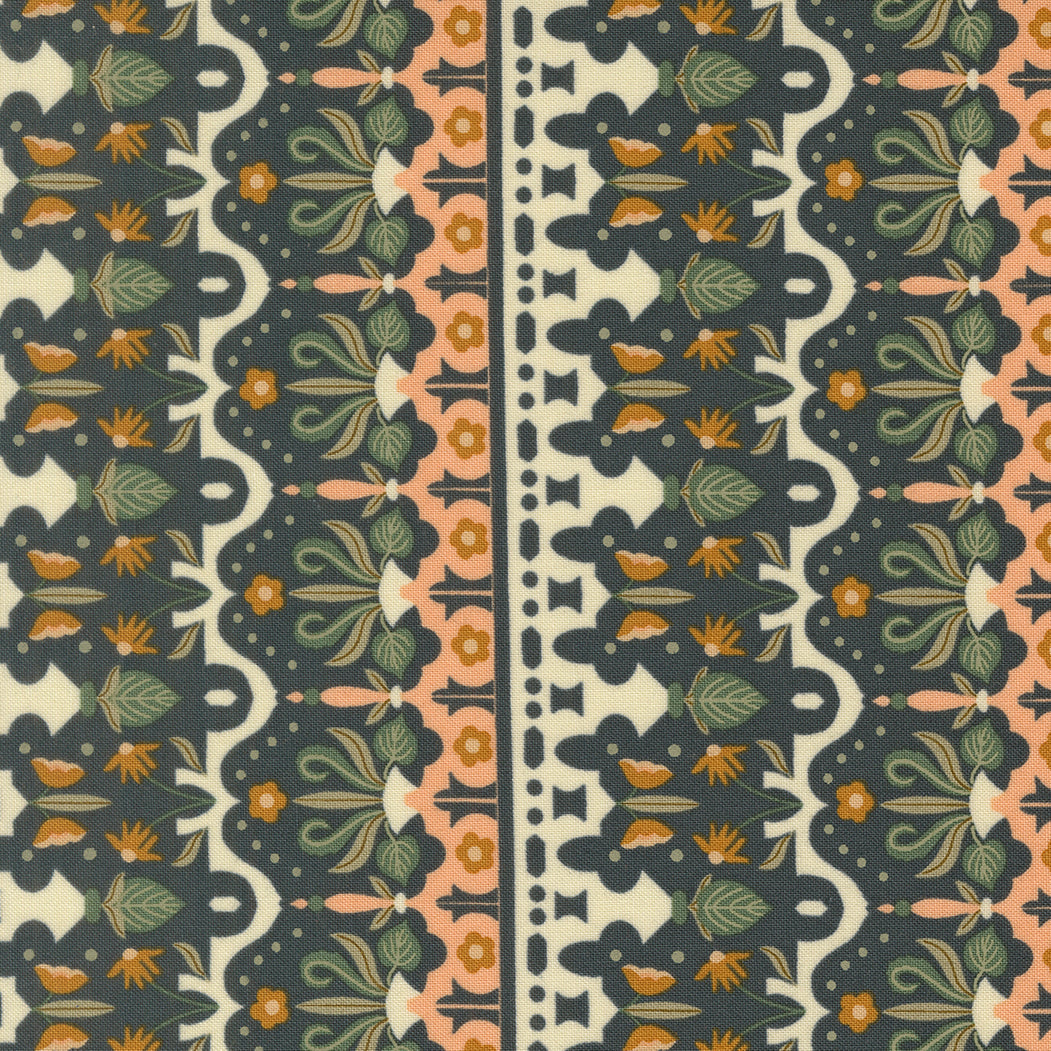 Sunlit Ruins Arcane Aegis Stripes Dusk by Jessica Rose for Moda