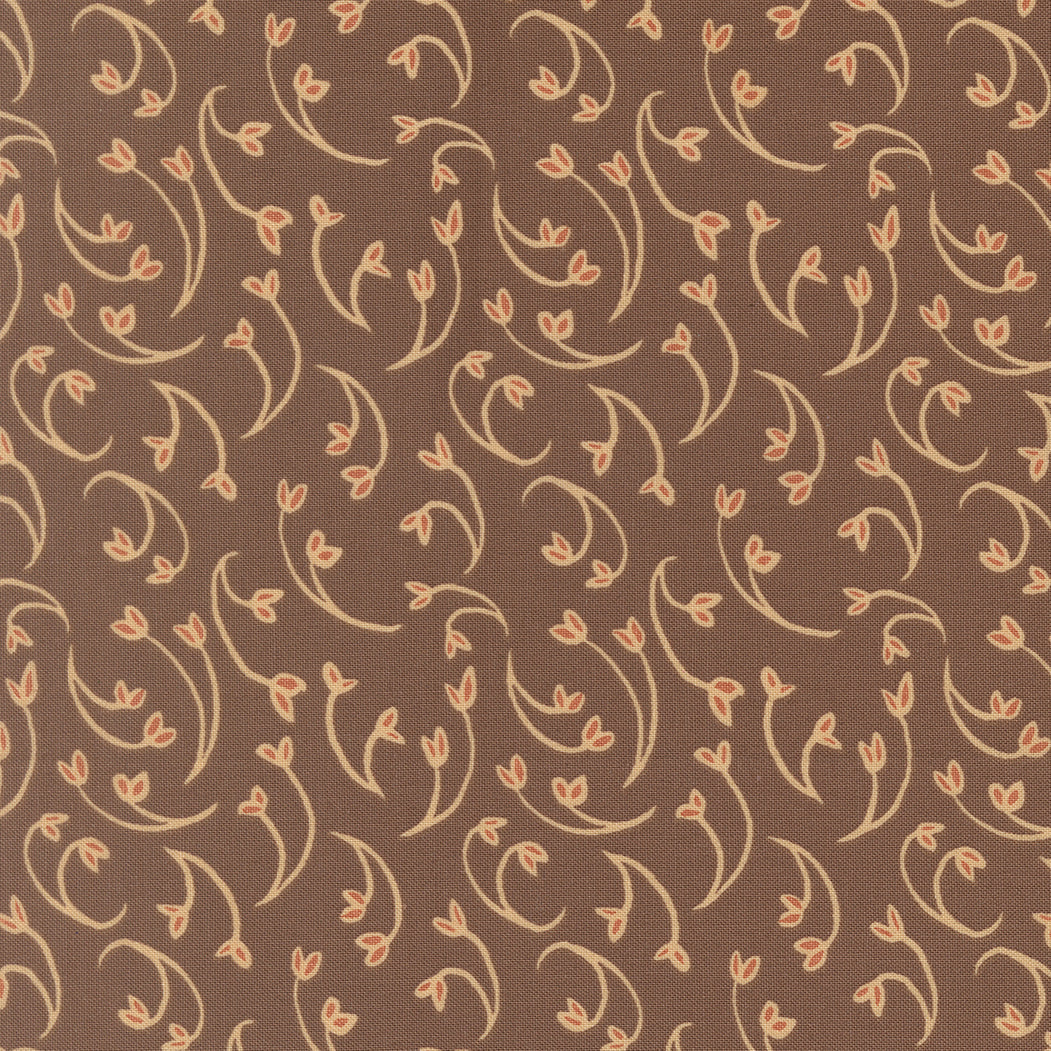 Sunlit Ruins Flowers of Aetna Florals Mauve by Jessica Rose for Moda