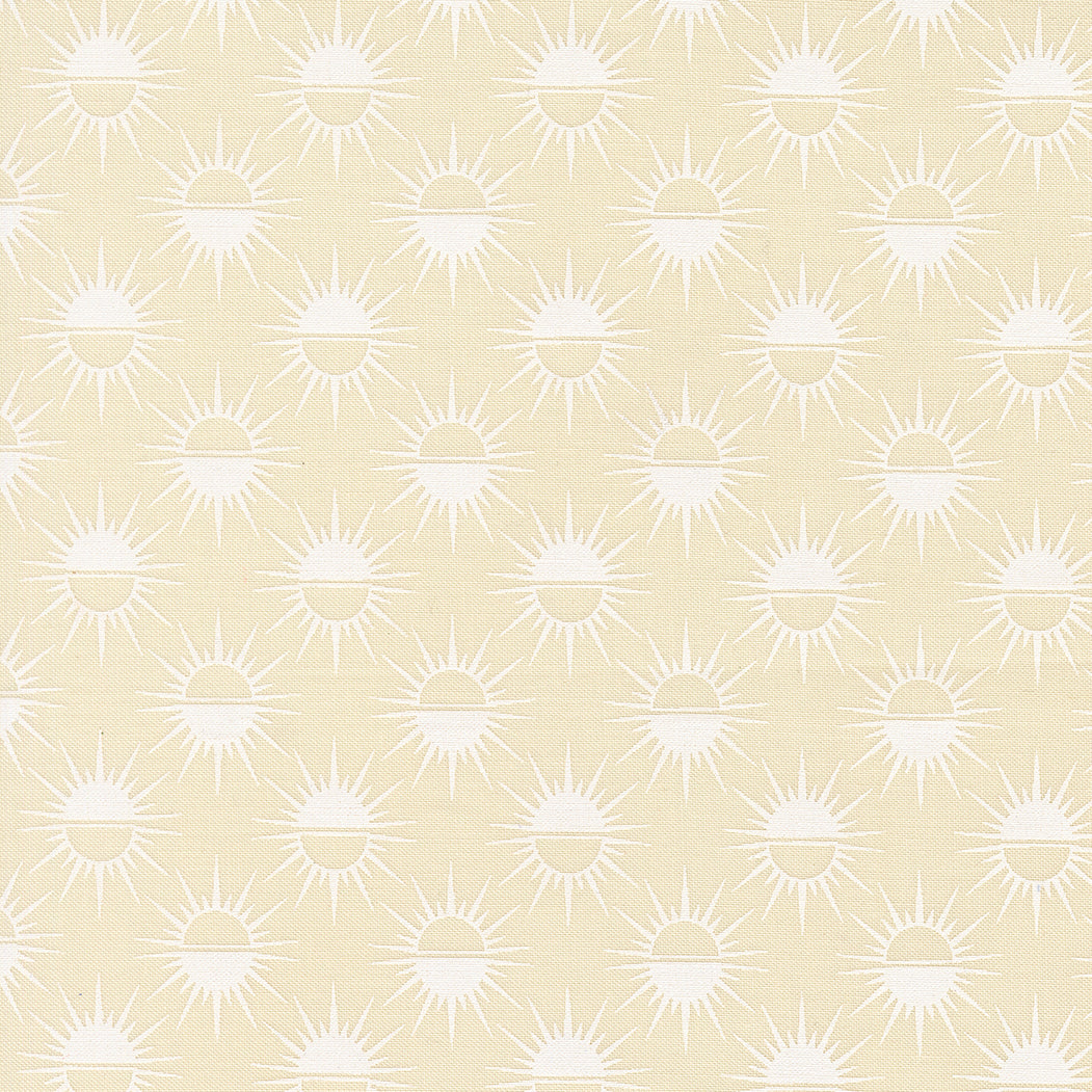 Sunlit Ruins Seaside Light Blenders Sun Cream White by Jessica Rose for Moda
