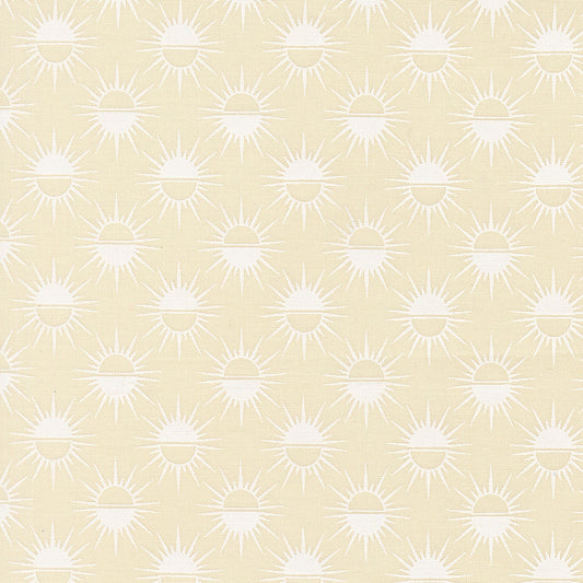 Sunlit Ruins Seaside Light Blenders Sun Cream White by Jessica Rose for Moda