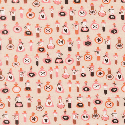 Purrs And Boos Poisons Novelty Moonbeam by Elena Amo for Moda Fabrics 39065-11