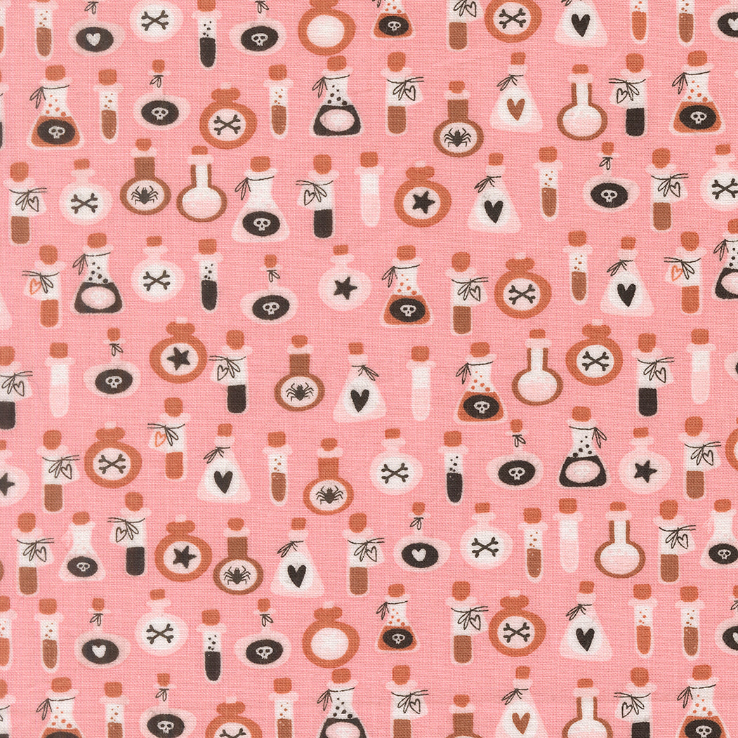 Purrs And Boos Poisons Novelty Candy by Elena Amo for Moda Fabrics 39065-13