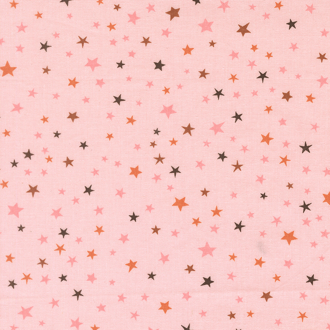 Purrs And Boos Stars Blenders Purrfect Pink by Elena Amo for Moda Fabrics 39066-12