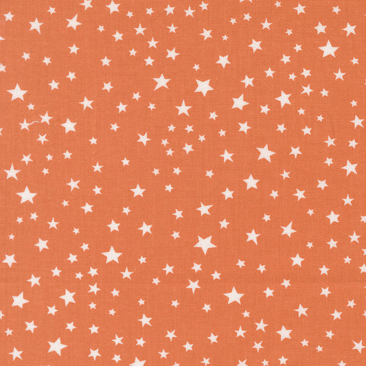 Purrs And Boos Stars Blenders Pumpkin by Elena Amo for Moda Fabrics 39066-17