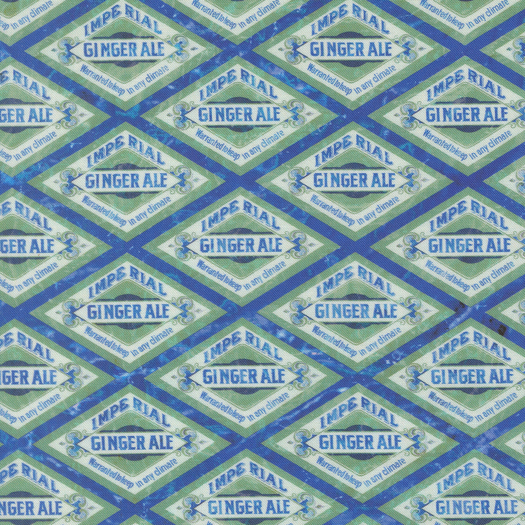 Saltwater Dark Blue Blue Lagoon yardage