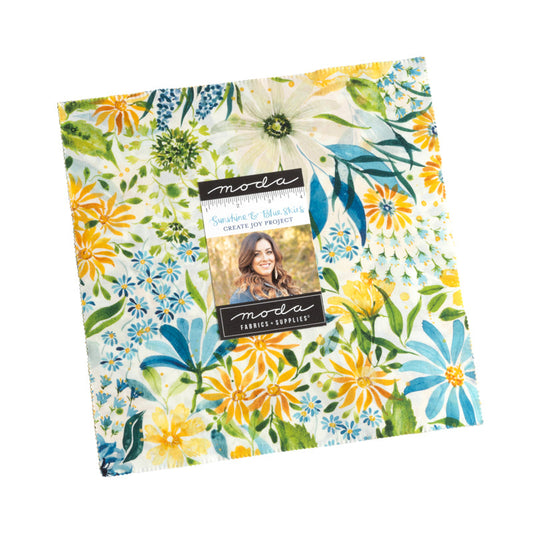 Sunshine and Blue Skies  Assorted Layer Cake by Create Joy Project for Moda Fabrics 39820-LC
