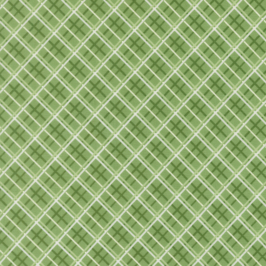 Merrily On High Pretty Plaid Paper Checks and Plaids Evergreen by Sweetfire Road for Moda Fabrics 43215-14