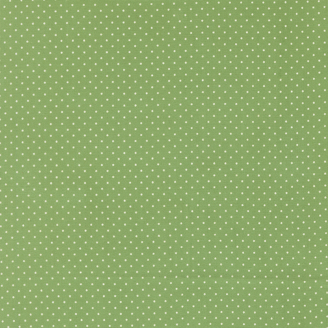 Merrily On High Festive Dot Dots Evergreen by Sweetfire Road for Moda Fabrics 43216-14