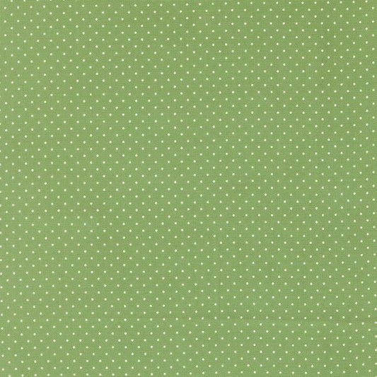 Merrily On High Festive Dot Dots Evergreen by Sweetfire Road for Moda Fabrics 43216-14