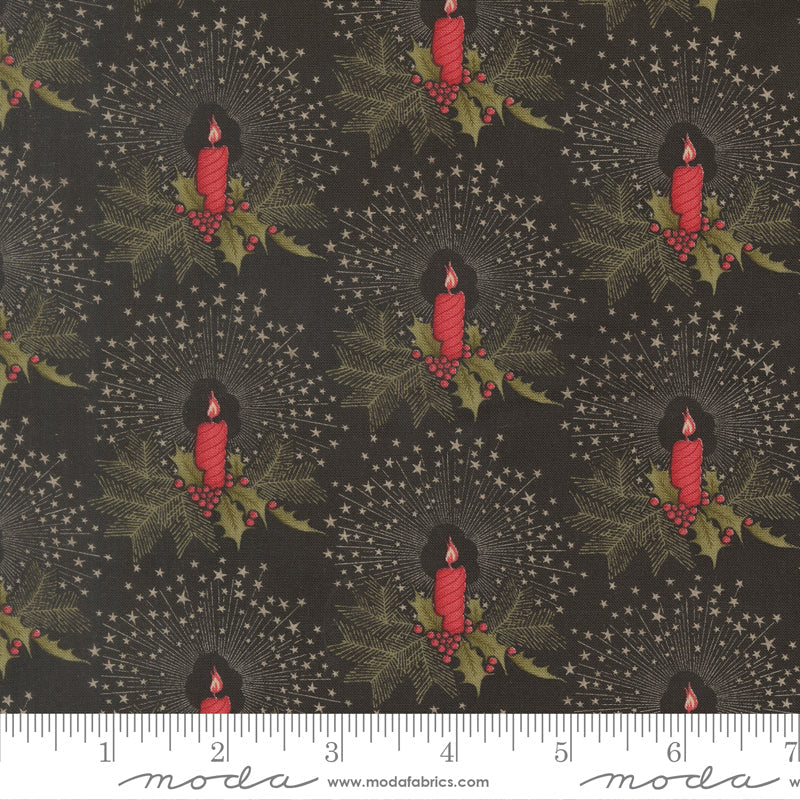 Candlelight Christmas Candlelight Novelty Ebony by 3 Sisters for Moda Fabrics