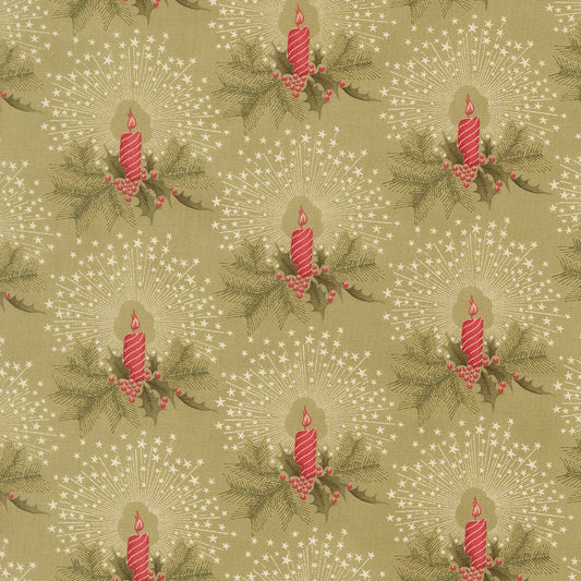 Candlelight Christmas Candlelight Novelty Sage by 3 Sisters for Moda Fabrics