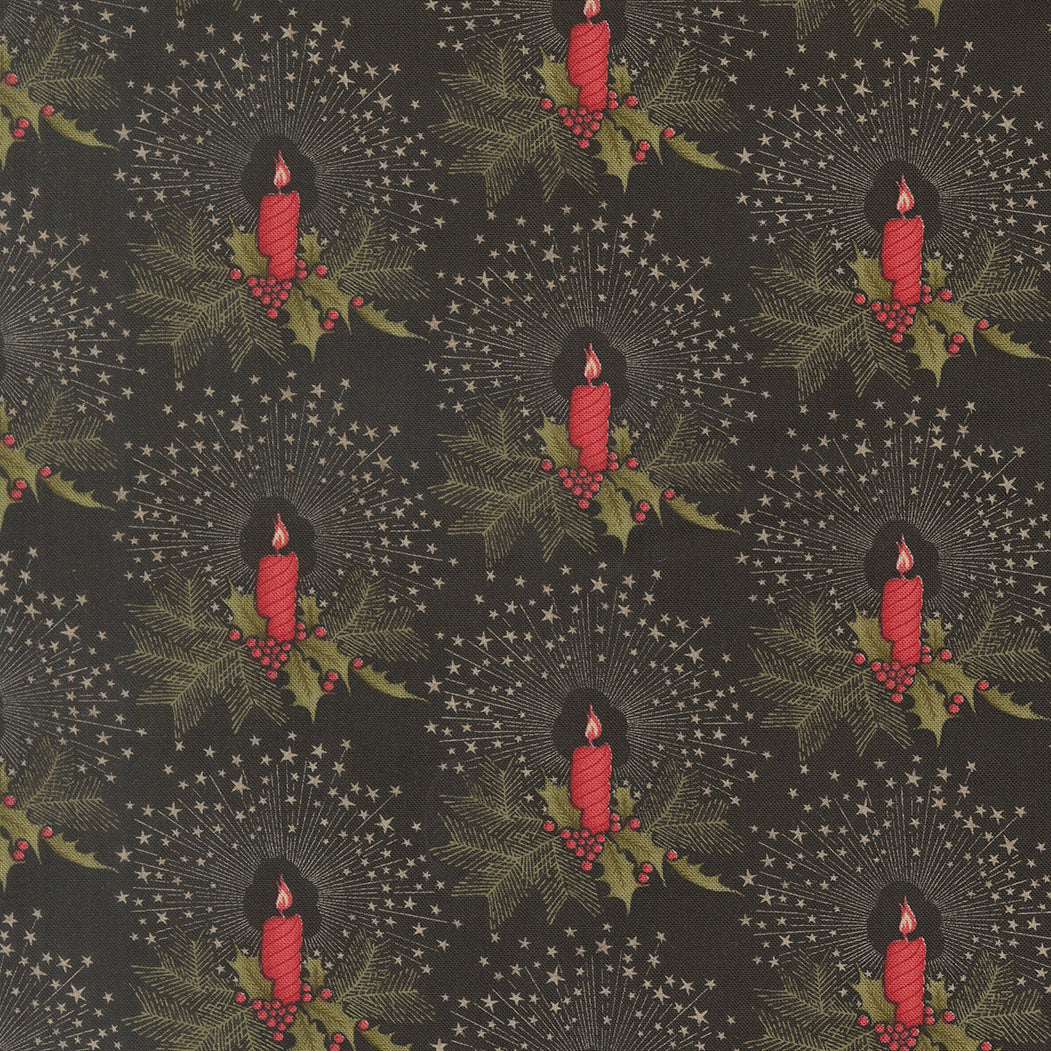 Candlelight Christmas Candlelight Novelty Ebony by 3 Sisters for Moda Fabrics