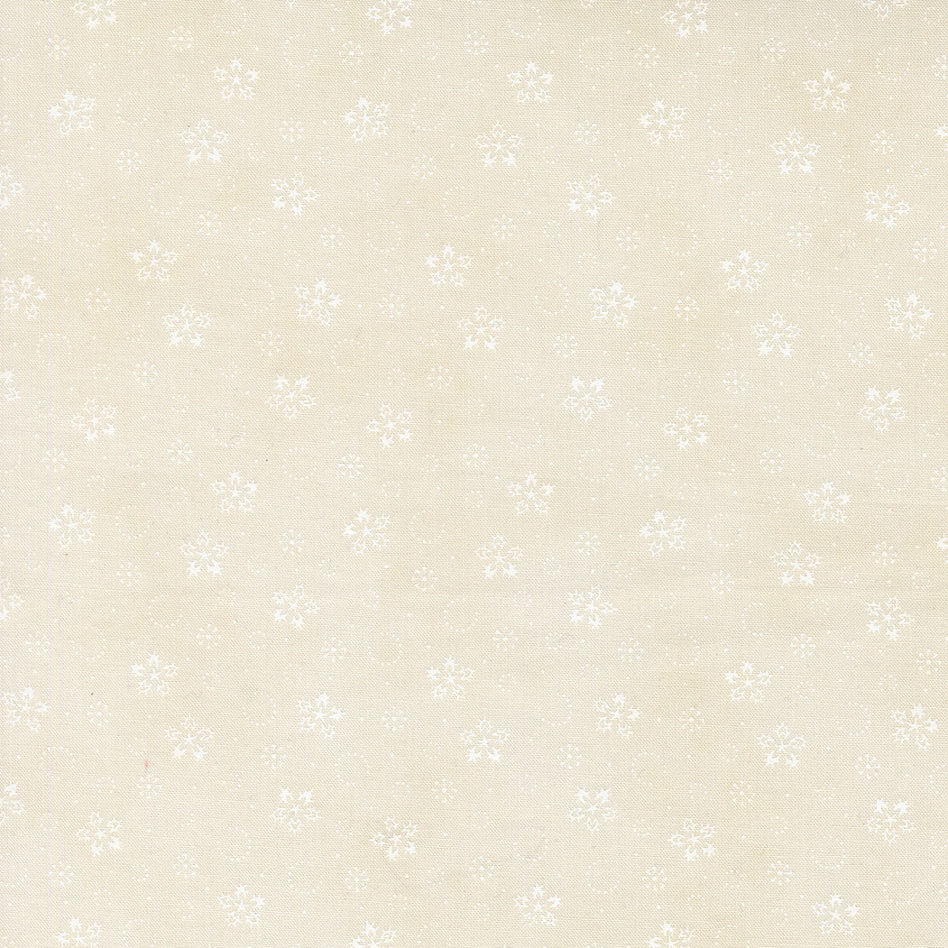 Candlelight Christmas Festive Flurries Blenders Snow Flake Dot Cream by 3 Sisters for Moda Fabrics