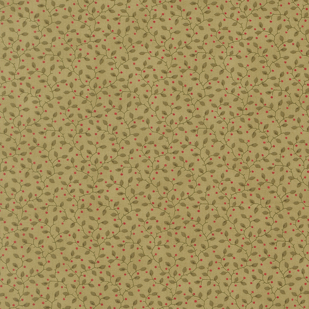Candlelight Christmas Festive Flurries Vine and Berries Sage by 3 Sisters for Moda Fabrics