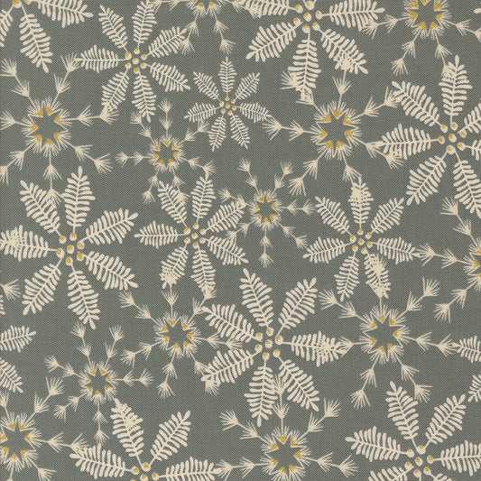 Old World Yuletide Snowy Lace Fog by Fancy That Design House for Moda Fabrics
