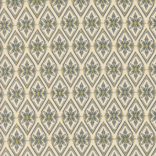 Old World Yuletide Twinkle Traditions Diamond Blenders Eggshell by Fancy That Design House for Moda Fabrics