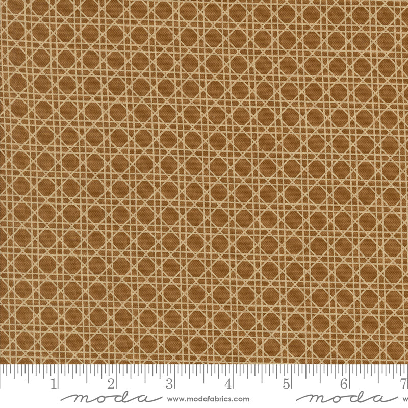 Old World Yuletide Christmas Trellis Blenders Sienna by Fancy That Design House for Moda Fabrics