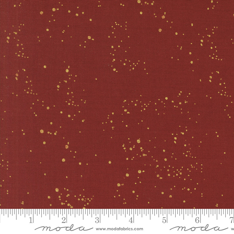 Old World Yuletide Falling Snow Blenders Crimson by Fancy That Design House for Moda Fabrics