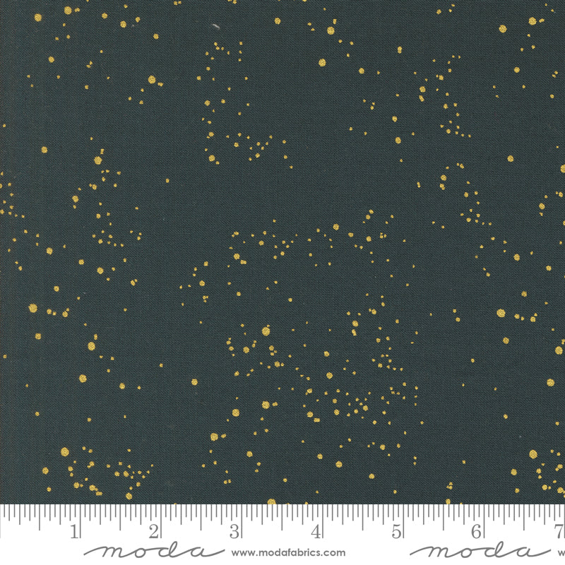 Old World Yuletide Falling Snow Blenders Midnight by Fancy That Design House for Moda Fabrics
