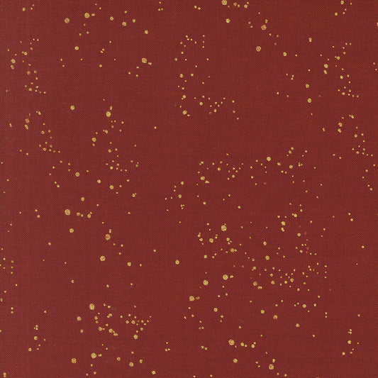 Old World Yuletide Falling Snow Blenders Crimson by Fancy That Design House for Moda Fabrics