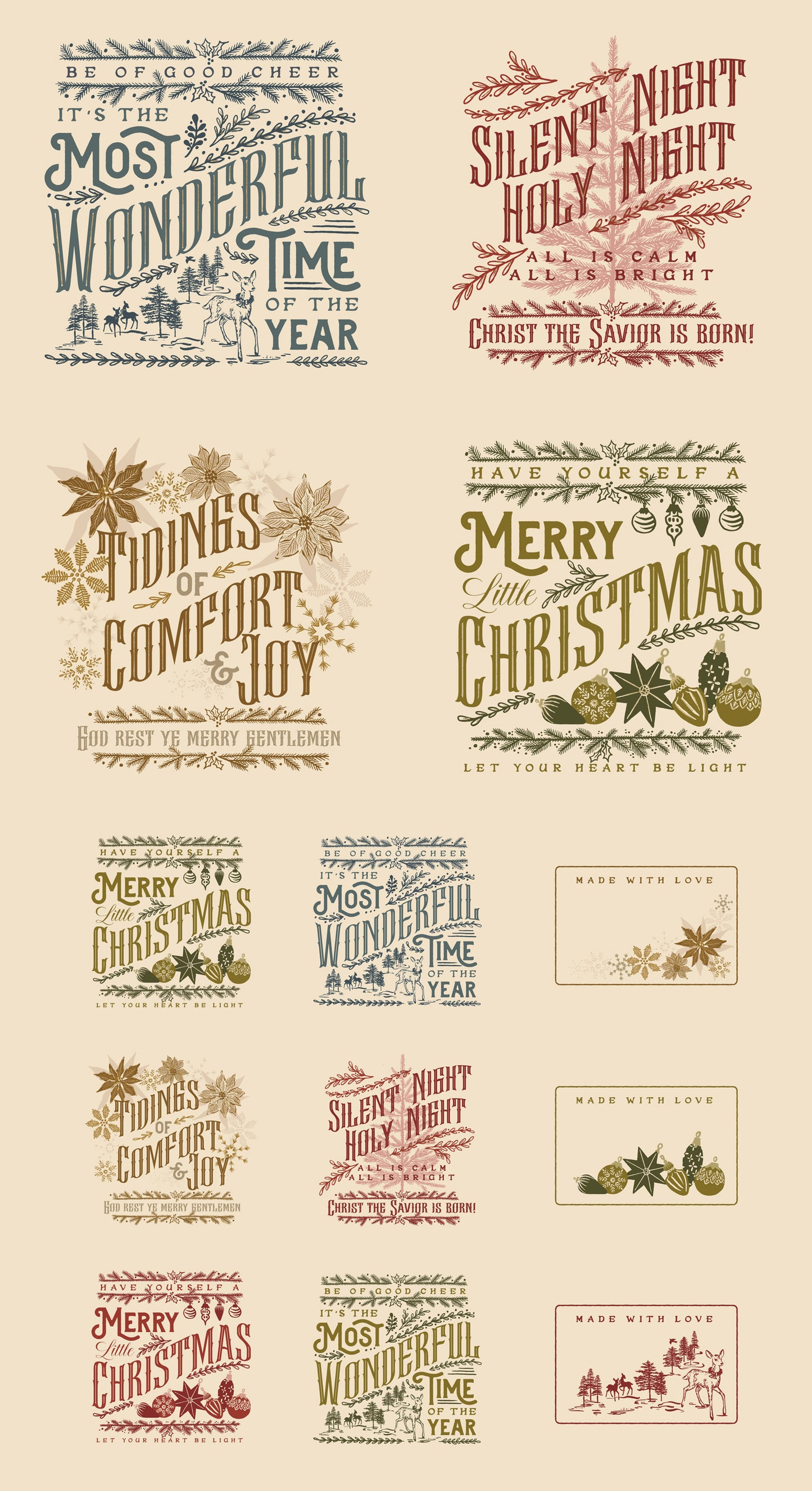 Old World Yuletide PANEL