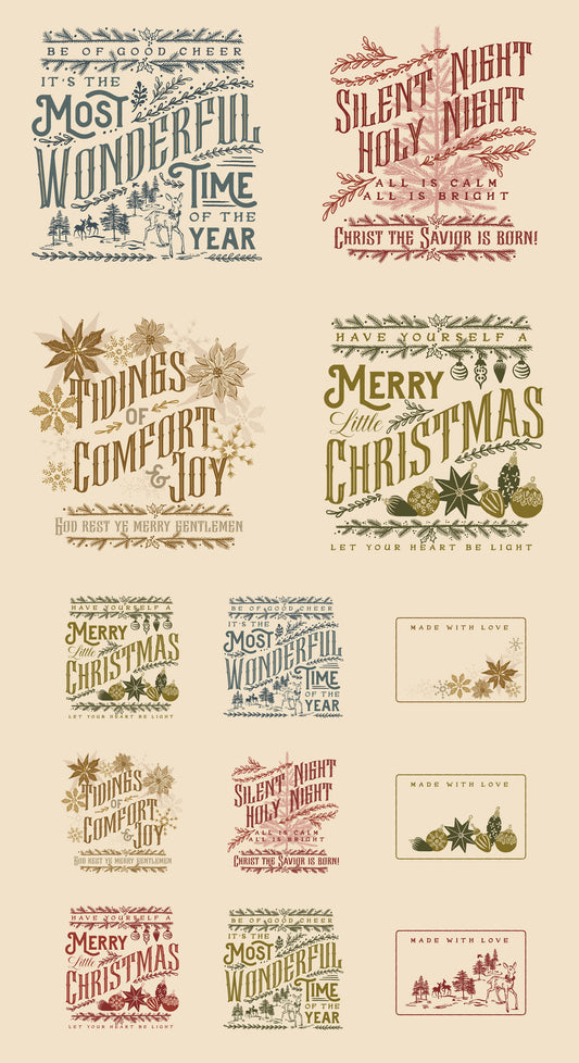 Old World Yuletide PANEL