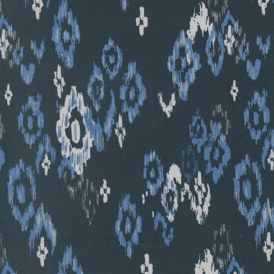 Boho Haven Feathered Ikat Blenders DEEP SEA by Fancy That Design House for Moda 45642-18