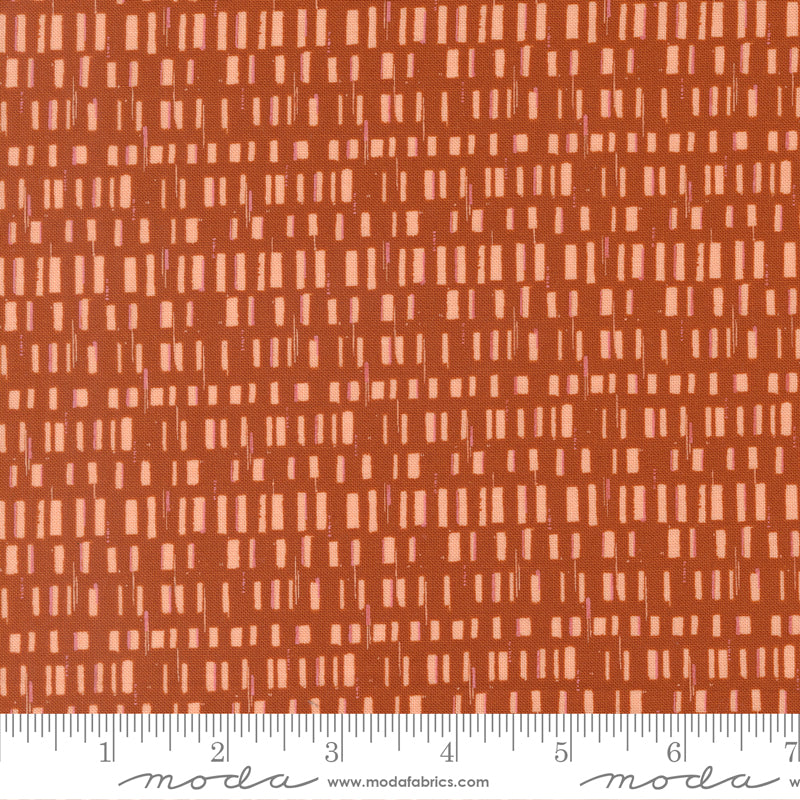 Boho Haven Makers Mark Blenders Geometric SPICE by Fancy That Design House for Moda 45645-14 scale