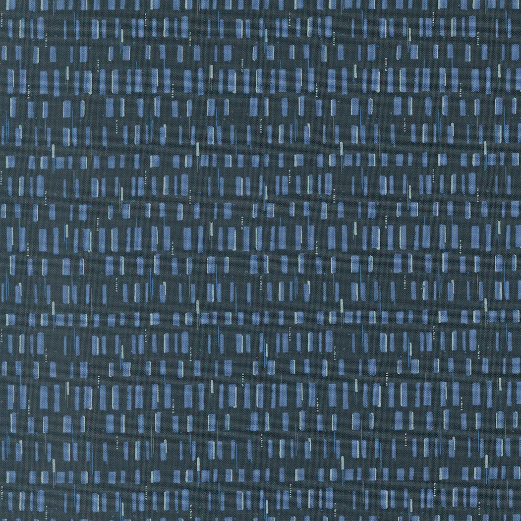 Boho Haven Makers Mark Blenders Geometric DEEP SEA by Fancy That Design House for Moda 45645-18