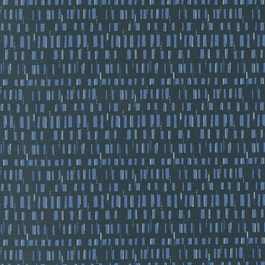 Boho Haven Makers Mark Blenders Geometric DEEP SEA by Fancy That Design House for Moda 45645-18