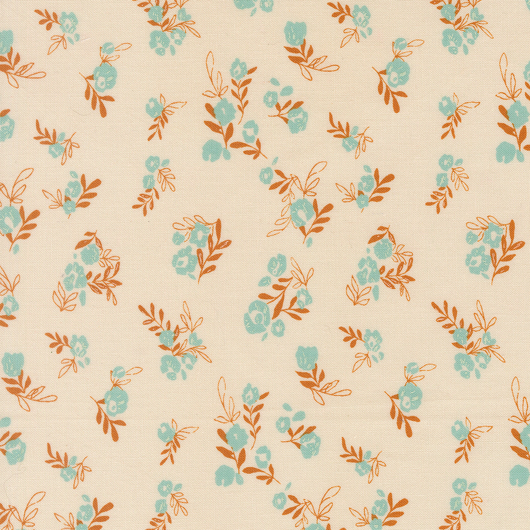 Boho Haven Branchlet Bud Small Floral EGGSHELL by Fancy That Design House for Moda 45646-11
