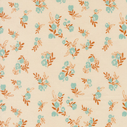 Boho Haven Branchlet Bud Small Floral EGGSHELL by Fancy That Design House for Moda 45646-11