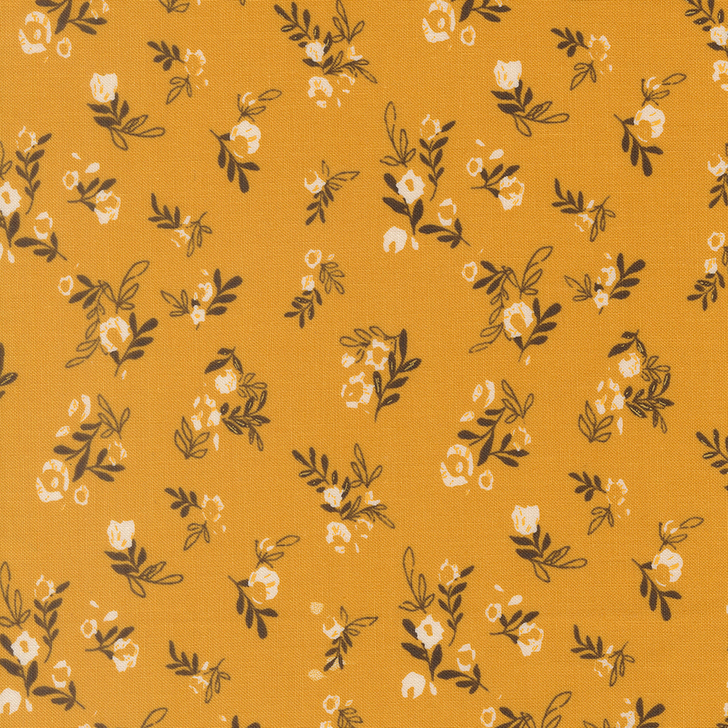Boho Haven Branchlet Bud Small Floral DIJON by Fancy That Design House for Moda 45646-13