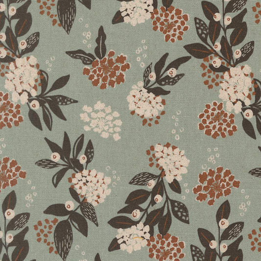 Wellspring Inflorescence Florals Storm by Fancy That Design House for Moda Fabrics