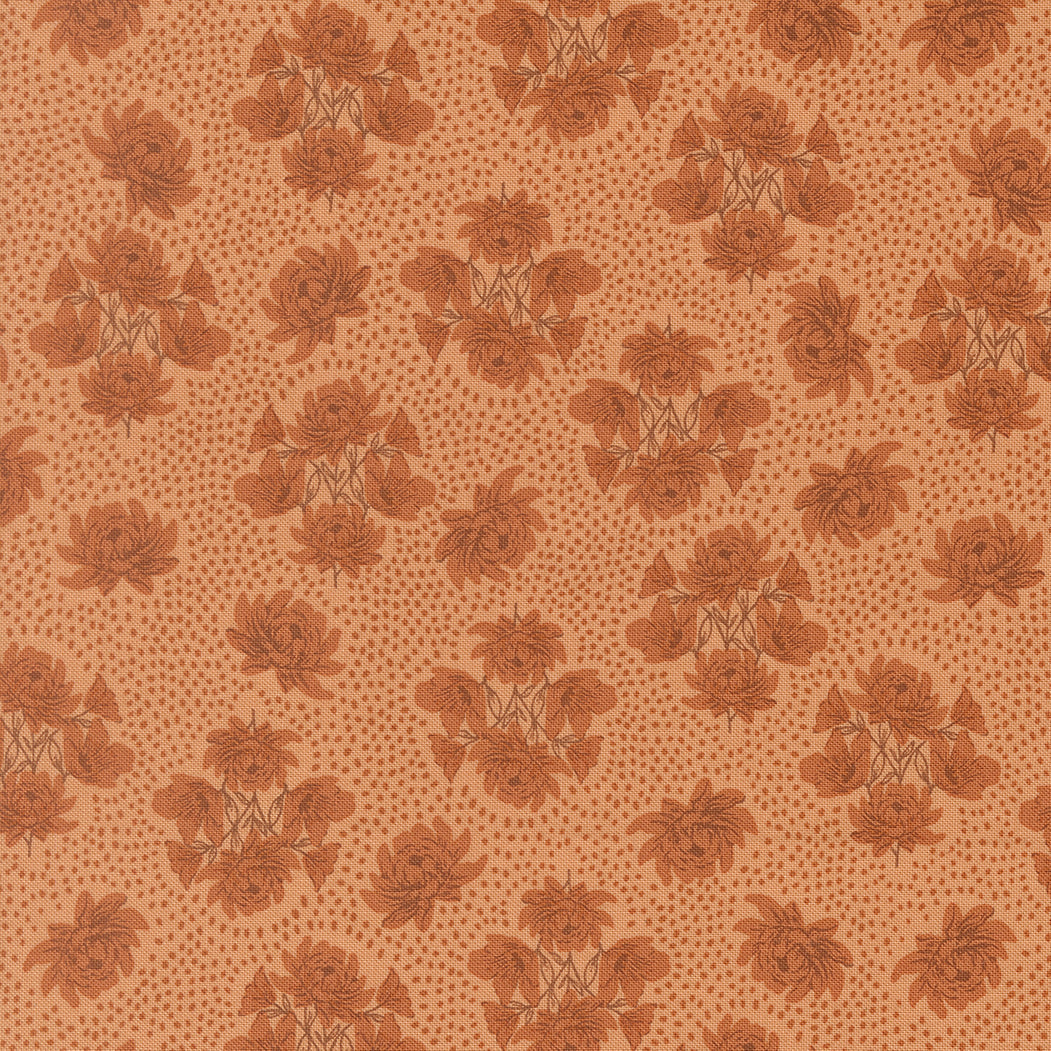 Wellspring Speckled Serenade Floral Dots Coral Seashell by Fancy That Design House for Moda Fabrics