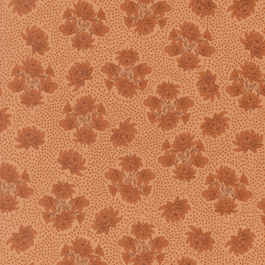 Wellspring Speckled Serenade Floral Dots Coral Seashell by Fancy That Design House for Moda Fabrics