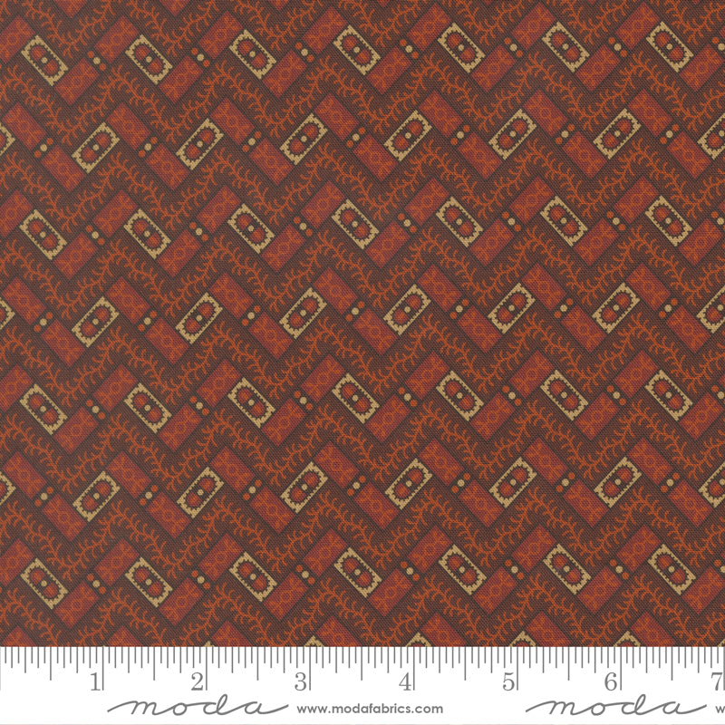 Pamelias Path Crooked Path Stripes Mocha scale