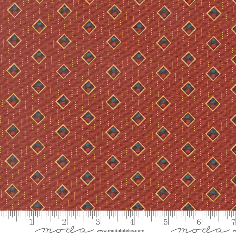 Pamelias Path Pan For Gold Blenders Stripe Madder Red scale