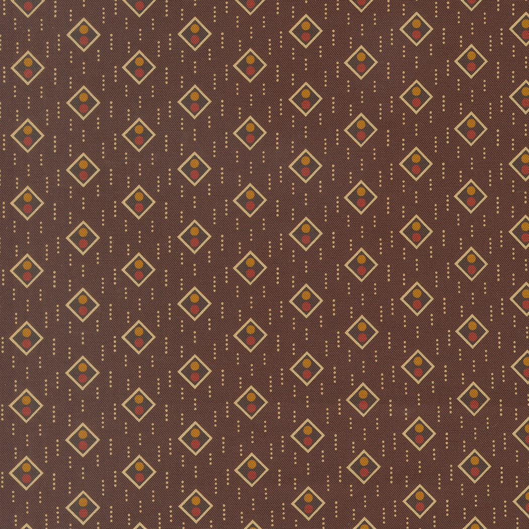 Pamelias Path Pan For Gold Blenders Stripe Dark Chocolate by Betsy Chutchian for Moda