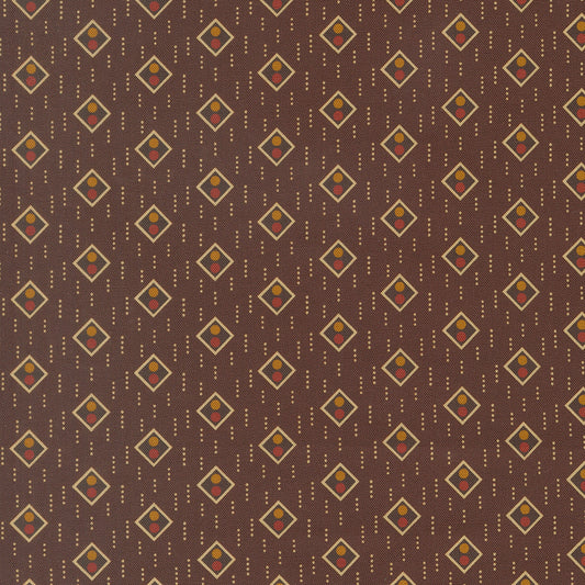 Pamelias Path Pan For Gold Blenders Stripe Dark Chocolate by Betsy Chutchian for Moda