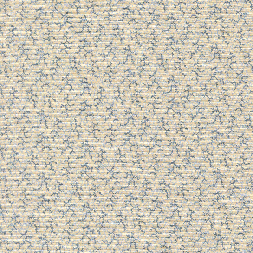Pamelias Path Brambles Blenders Weathered Blue by Betsy Chutchian for Moda