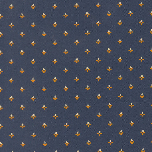 Pamelias Path Sweet Buds Blenders Indigo by Betsy Chutchian for Moda