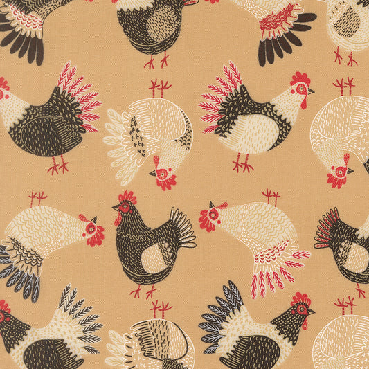 The Henhouse HAY Tossed Chickens yardage
