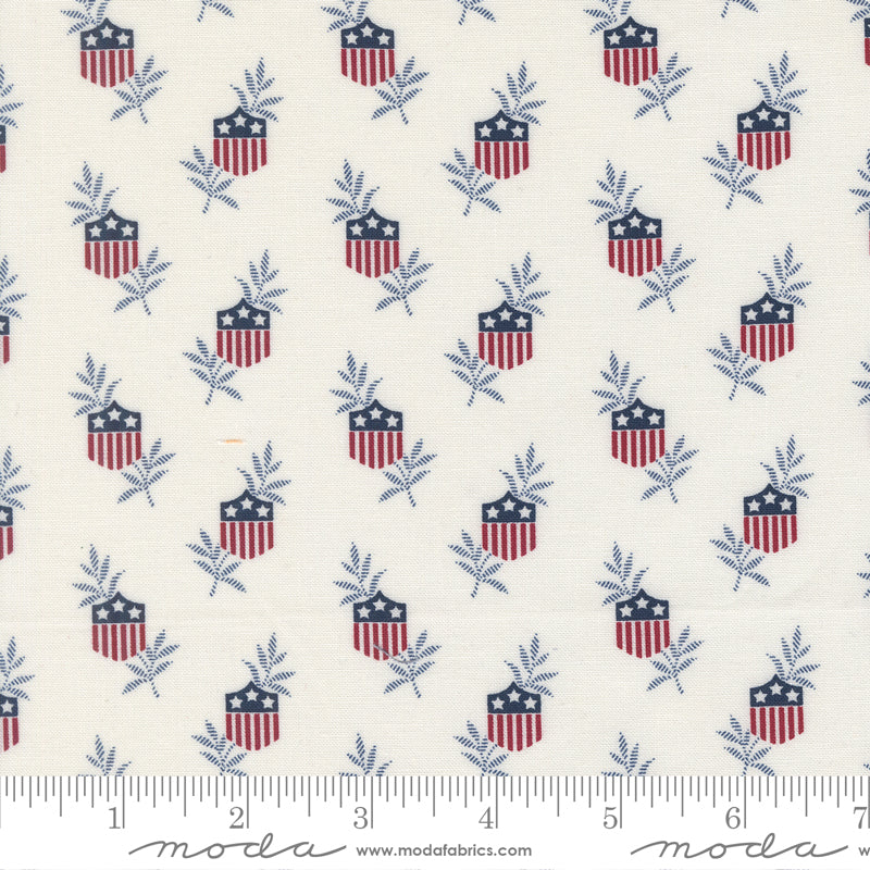 American Gatherings III Star Shield Cloud by Primitive Gatherings for Moda Fabrics 49320-11 scale