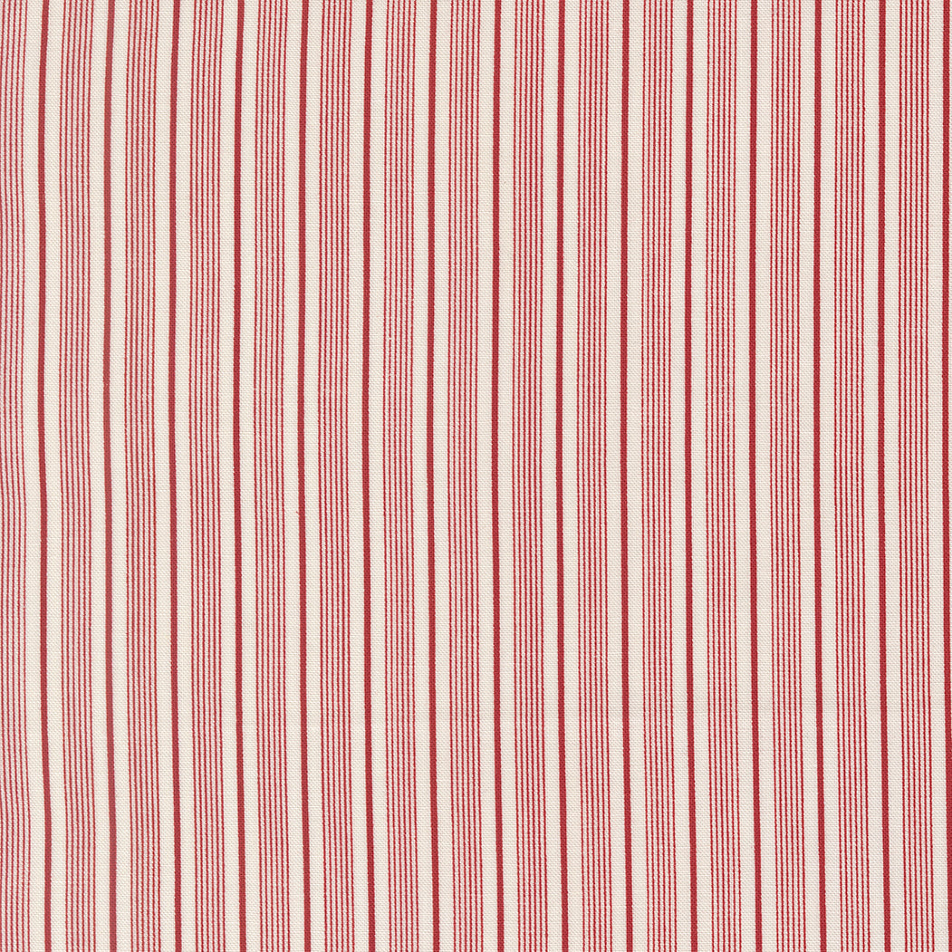 American Gatherings III Pathway Stripes Cloud Crimson by Primitive Gatherings for Moda Fabrics 49321-23